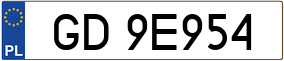 Truck License Plate